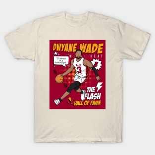 Dwyane Wade Comic Art T-Shirt